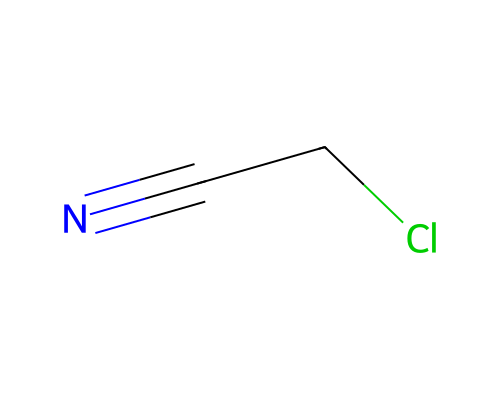 2-Chloroacetonitrile structure