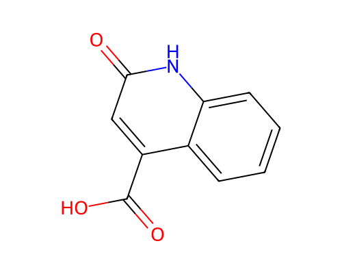 2-Hydroxyquinoline-4-carboxylic Acid structure