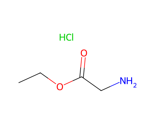 Glycine Ethyl Ester Hydrochloride structure
