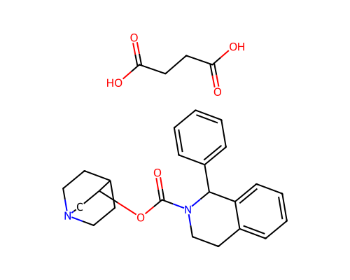 Solifenacin Succinate structure