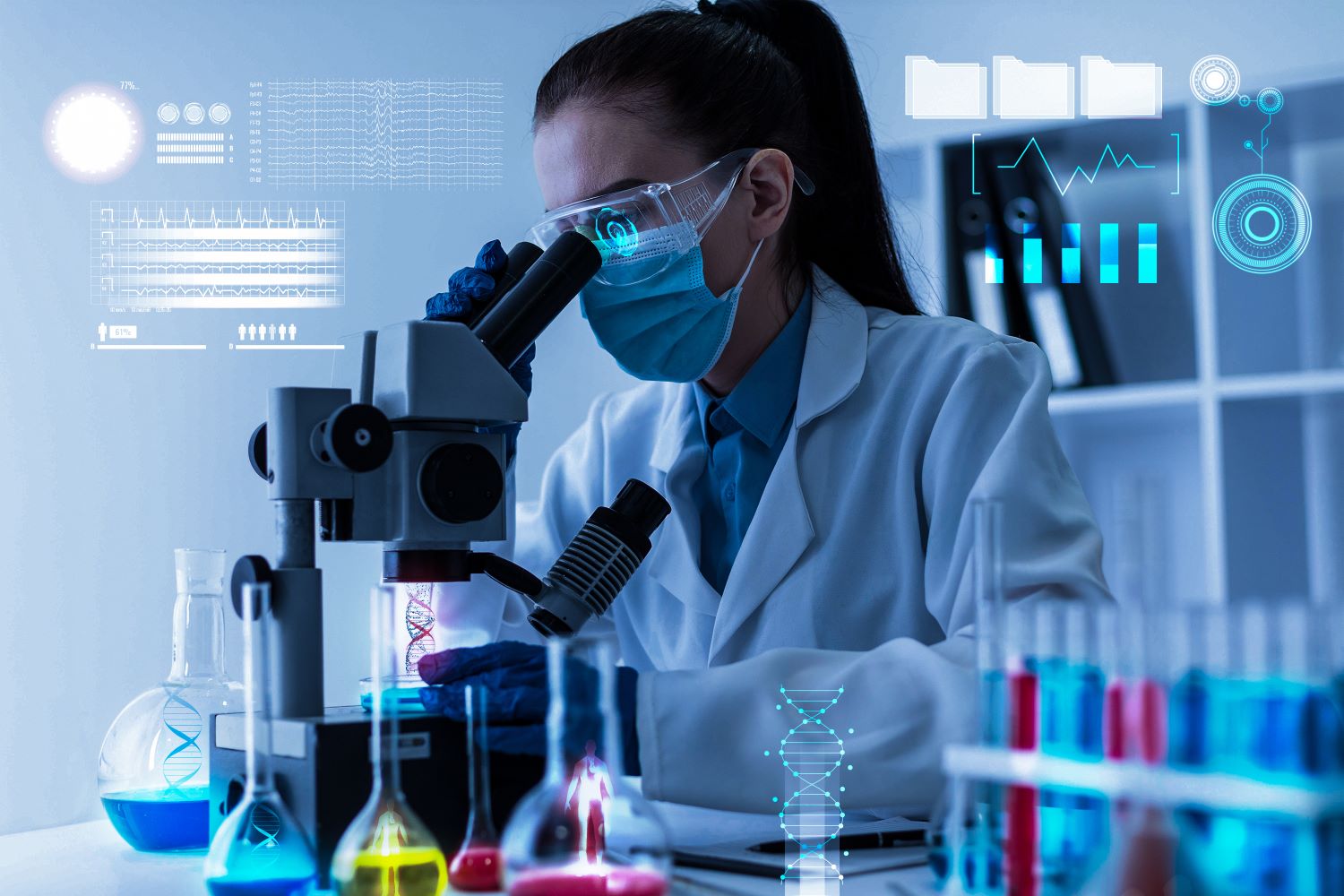 biotechnology specialist laboratory conducting